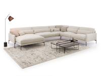 Maxime sofa with neutral-tone upholstery