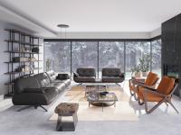 Pair of Ayton sofas with the Taylor armchair from the Borzalino collection