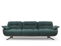 Ayton 250cm linear sofa with 3 seat cushions of 78cm