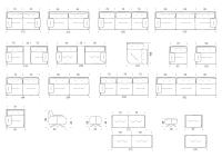 Ayton sofa - models and measurements