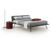 Baloo upholstered bed with lift-up headboard