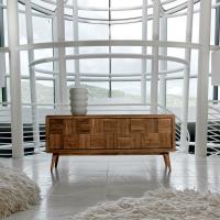 Aiko walnut solid wood sideboard, for warm and elegant living rooms