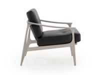 The Amaya armchair features high-quality wood crafting