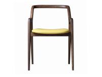Front view of Nakama solid wood chair