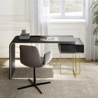 Brighton black and gold designer desk