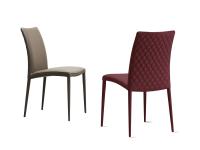 Modern living-room upholstered Europa chairs with quilted back