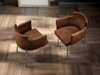 Evora chairs in the smooth version