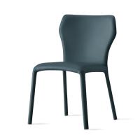 Miele padded chair with hexagonal backrest