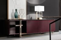 Apotema has a modern design with its coloured lacquer frontal panels