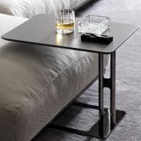 Victor metal and wood server end table
