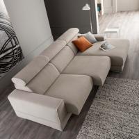 Bruce sofa with chaise longue: cm 281