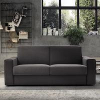 Roulette sofa bed with smooth armrest