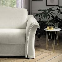 Curved armrests and soft armrest covers with trim