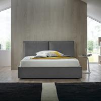 Tamarino storage large single bed with reclining headboard cushions for high comfort