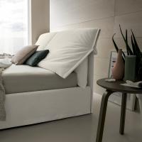 Headboard with big comfortable independent reclining cushions