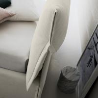 Headboard particular shape which resembles a pillowcase