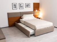 Nasua bed without headboard available with pull-out under bed