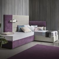 Tamia has a removable bed frame cover available in different colours