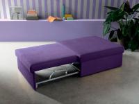 Rosella ottoman quickly and conveniently transformed into a single bed