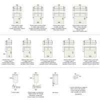 Derek sofa bed - models and measurements (straight arm)