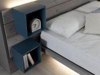 Convenient open unit that can be used as bedside tables