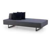 Prisma Air daybed with high metal structure and movable backrests