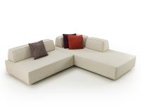 Prisma corner sofa with compact measurements