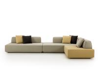 Prisma sofa in a 390x210 cm corner layout