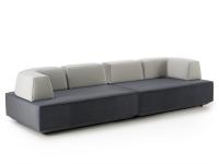 Prisma modular sofa, two-tone solution