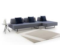 Prisma Air modular sofa with movable backrests