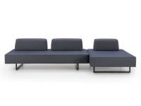 Prisma Air modular sofa, version with chaise longue