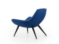 Agata Lounge armchair, view from the back
