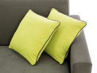 Cushions covered in Iuma Stain-resistant fabric