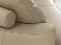 Detail of the backrest cushioning of the sofa Messico 