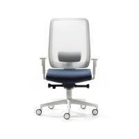 Front view of the Elon office chair with armrests