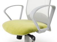 Jeff task chair, with fabric or faux-leather cover