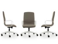 Mark ergonomic home-office chair with medium backrest and standard tilting mechanism