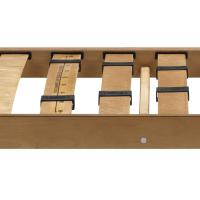Wood Frame slatted bed base for double beds - Detail of the dorsal rigidiy adjusters
