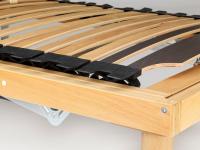 SaniMove motorised slatted base - Detail of bed frame and polymer joints