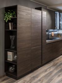 Columns: pantry, fridge and pull-out storage unit