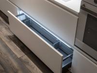 Drawers with LED lights