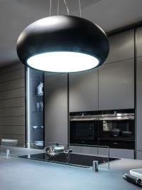 Round design hood with a skeel design, also perfect as a lamp