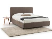 Nemi double bed without headboard cushions