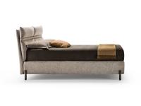 Lesley bed with reclined headboard cushions for greater comfort