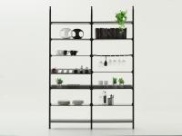 Byron modular kitchen pantry, which can be fitted with glass and bottle holders