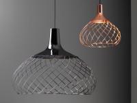 Mongolfier pendant lamp in two sizes medium and large