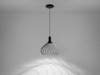 Elegant interlacing of the diffuser creates a special light and shadow effect