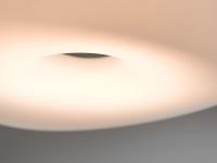 Close-up of the diffused light