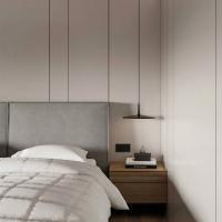 Poe single pendant lamp in black, for a precise beam of light on top of the bedside table