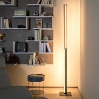 Tablet floor lamp with rotatable LED light